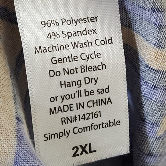 Lularoe 2XL Raglan Blouse - Picture 5 of 8